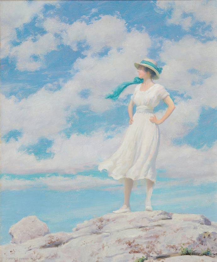 查尔斯·考特尼·柯伦《晴空》Summy Sky (On the Summit)