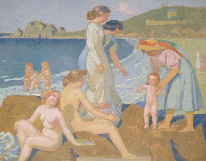 莫里斯·丹尼《沐浴》（Baigneuses à Perros-Guirec）