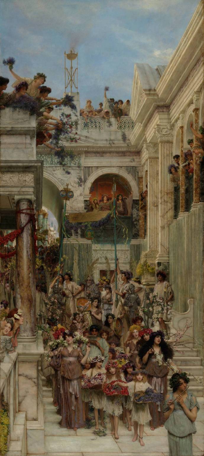 LAWRENCE ALMA-TADEMA《Spring》（春）