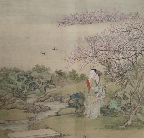 春光乍泄 难得一见的仇英唯美画作