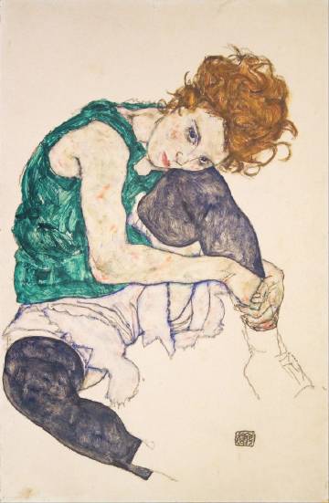 Egon Schiele（埃贡 席勒）作品欣赏