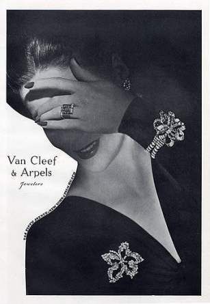 Van Cleef & Arpels 上世纪的珠宝广告