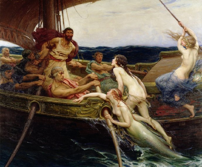 Herbert James Draper《Ulysses And The Sir
