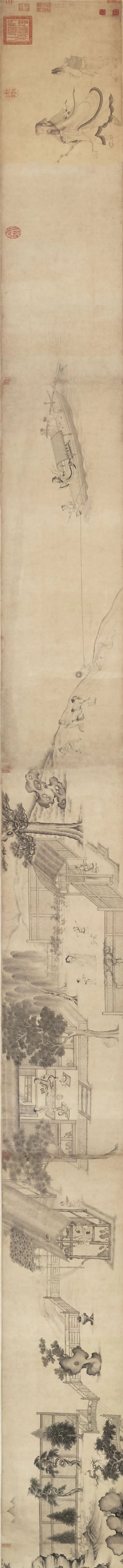 李公麟（传）《归去来兮图》台北故宫博物院藏