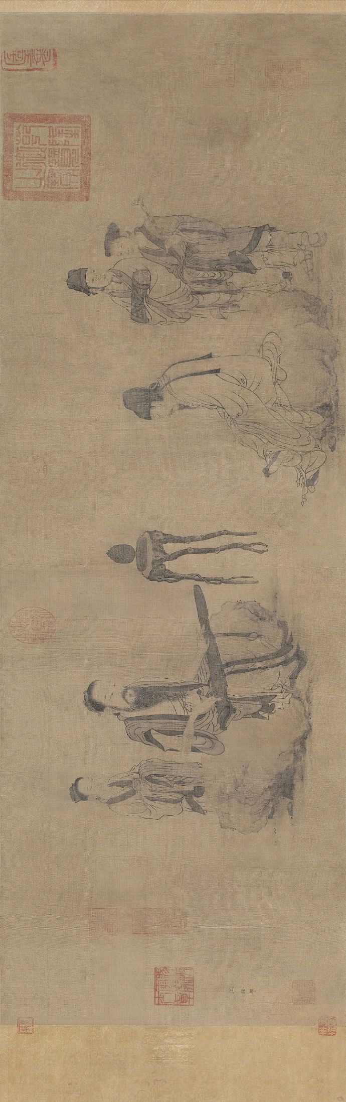 王振鹏《伯牙鼓琴图》