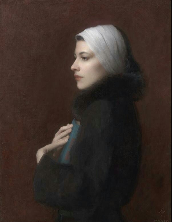 美国学院派画家Adrian Gottlieb(戈特利布)古典肖像