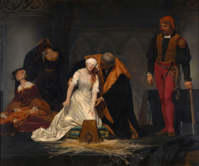 Paul Delaroche 《The Execution of Lady Ja