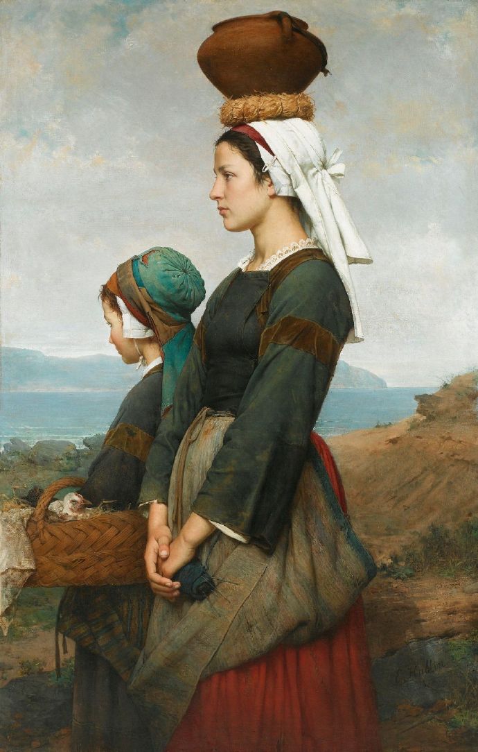 Emile-Auguste Hublin - Path to the Marke