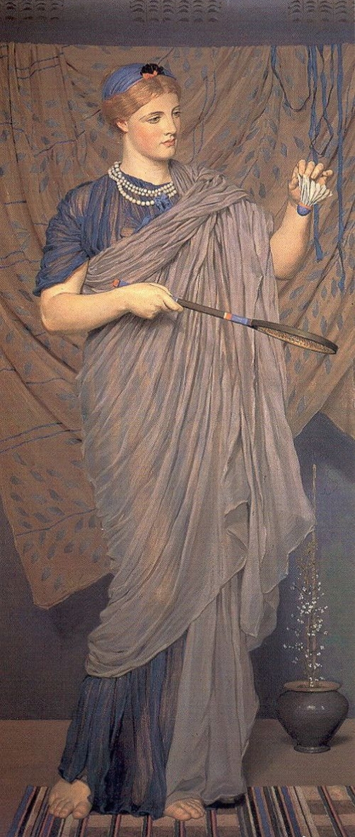 油画之布料 英国Albert Joseph Moore 的古典主义作品