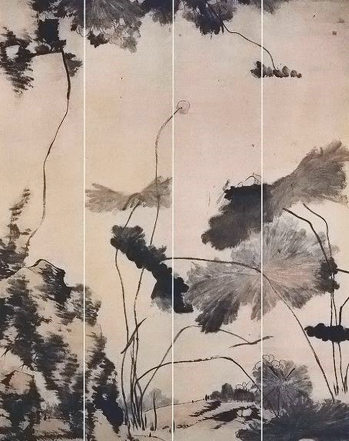 朱耷（八大山人）荷花图
