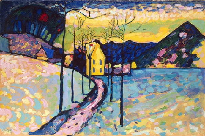 Wassily Kandinsky《Winter Landscape》（冬日风景
