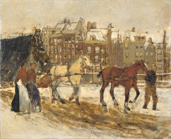布雷特纳《The Rokin,Amsterdam》