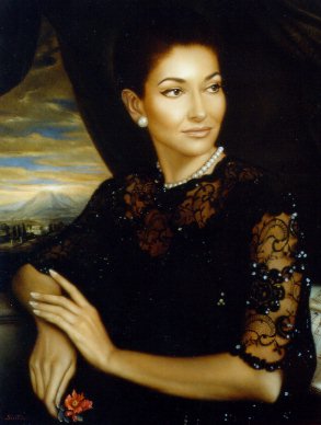 美籍希腊女高音歌唱家玛丽亚·卡拉斯（Maria Callas）