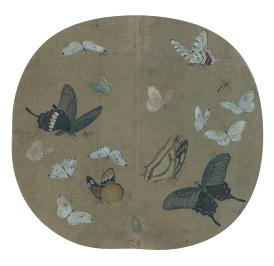 宋代蛱蝶小品画
