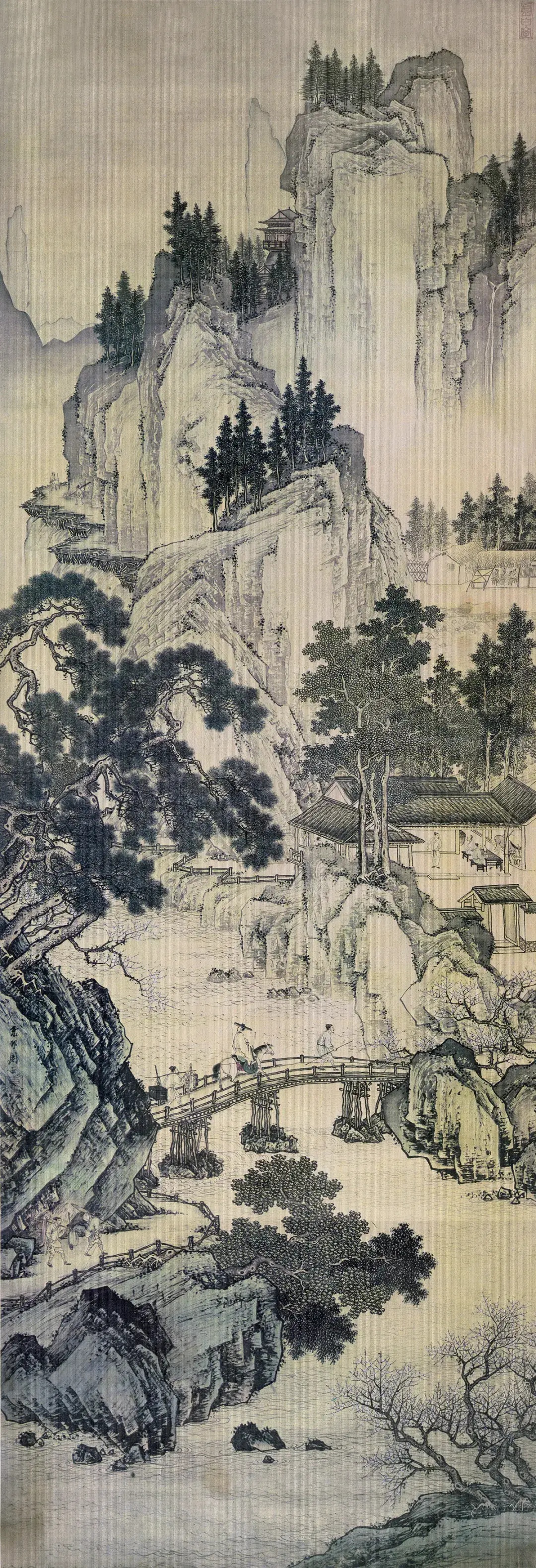 明代周臣作品欣赏