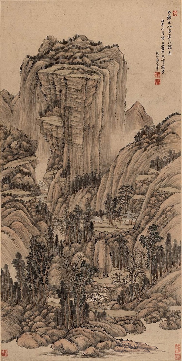 清 王翚《良常山馆图》