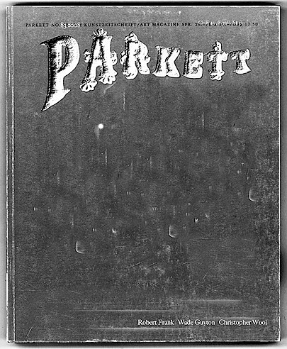 艺术杂志《Parkett》（帕克特）