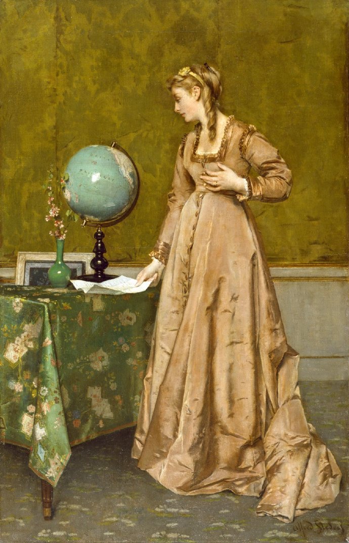 Alfred Stevens (Belgian，1828-1906) News 