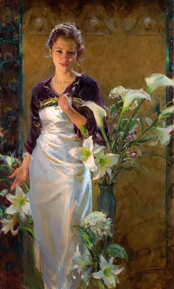 Daniel F. Berhartz 作品中的《画中美人》