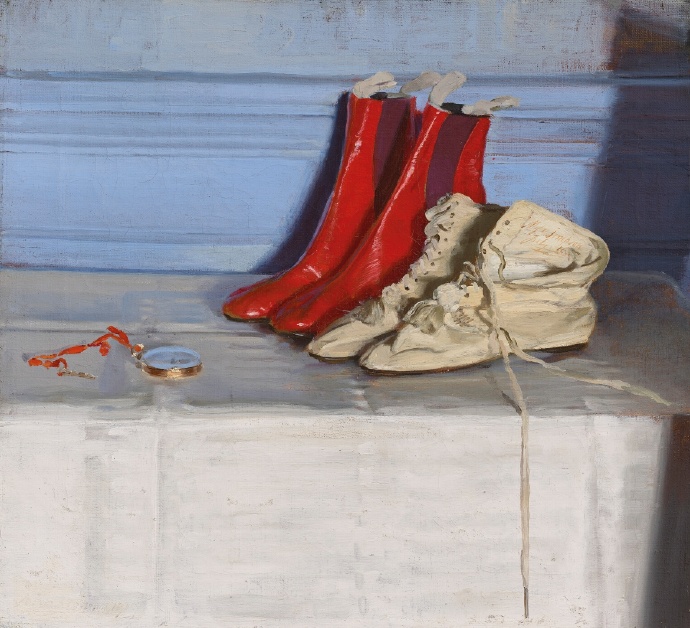 William Nicholson《Miss Simpson's Boots》（