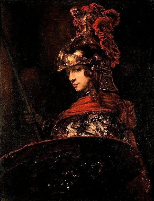 伦勃朗《Pallas Athena》（帕拉斯雅典娜）