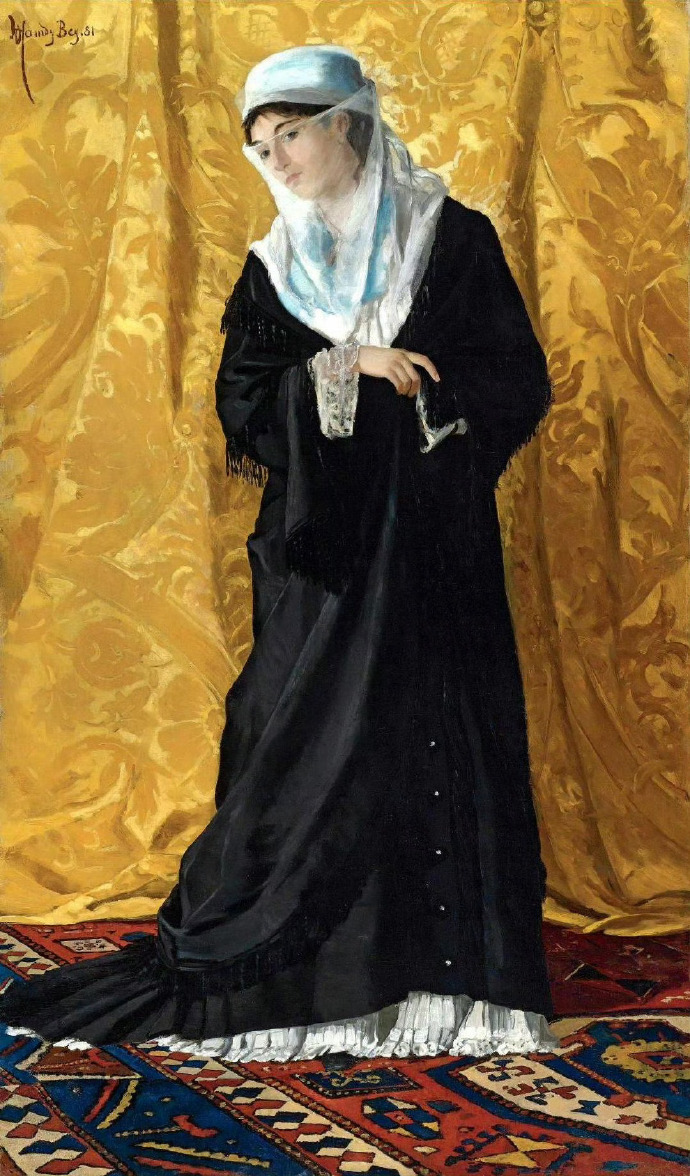 Osman Hamdi Bey《A Lady Of Constantinople