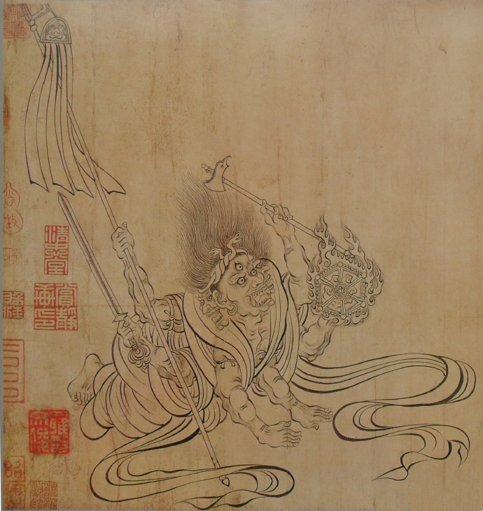 吴道子 《送子天王图》