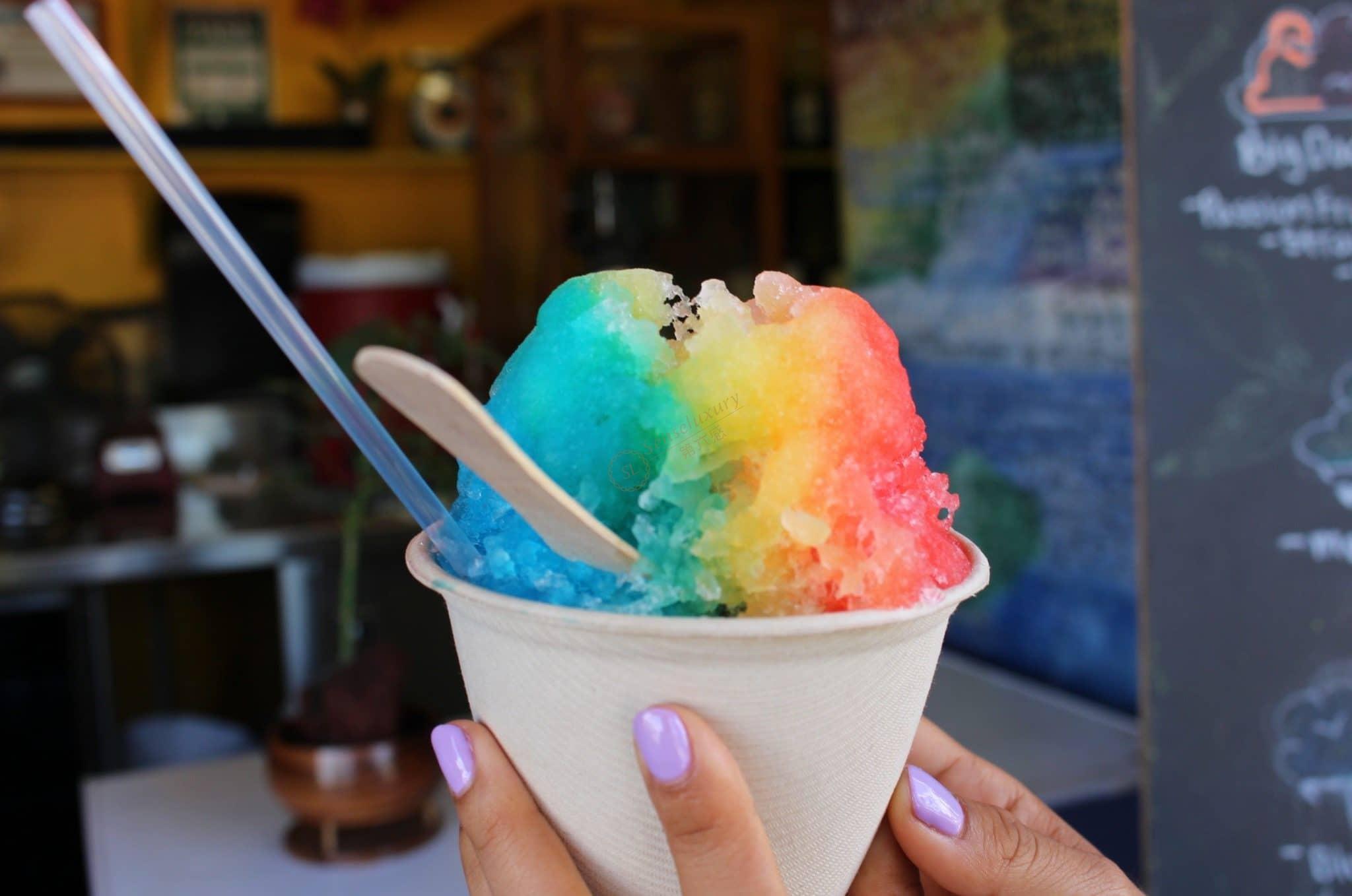 吃一杯奥巴马推荐的SHAVE ICE——享受夏威夷的味道