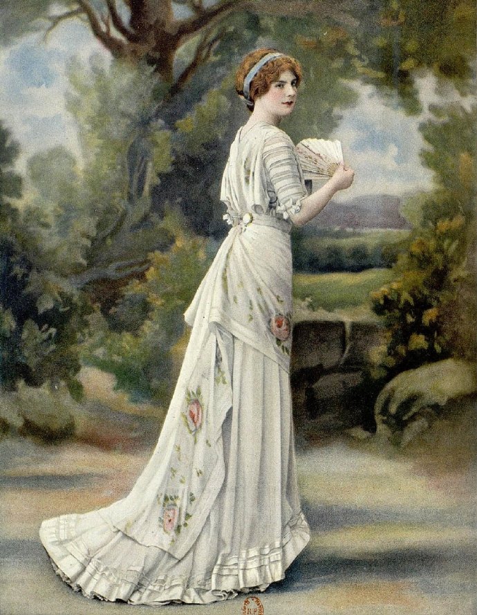 1904-1908年的巴黎《Les Modes》的照片