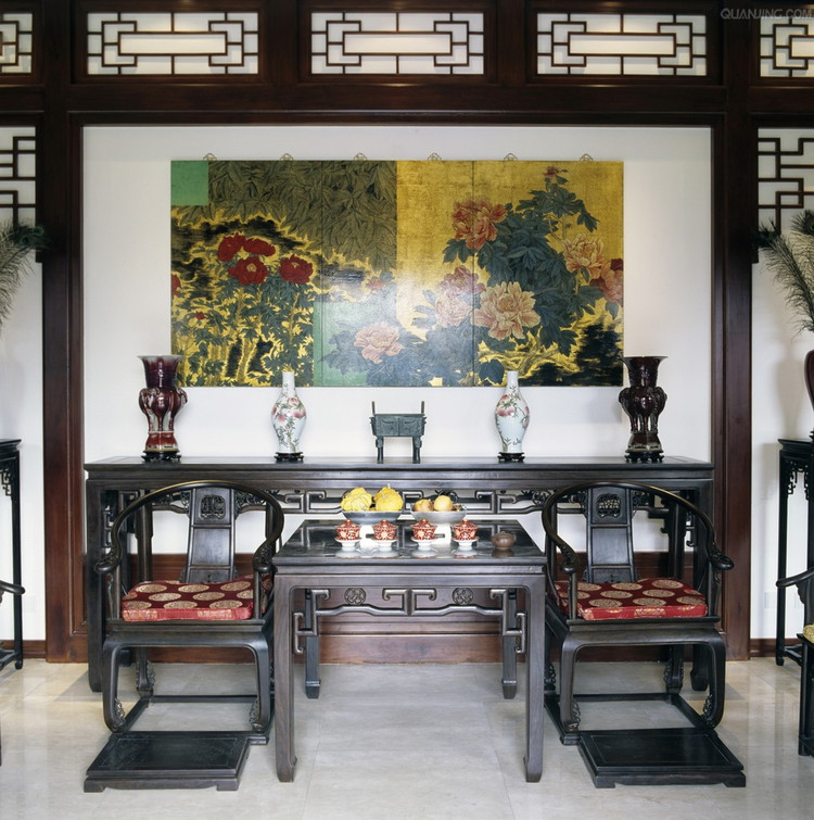 中国古典居家的摆设