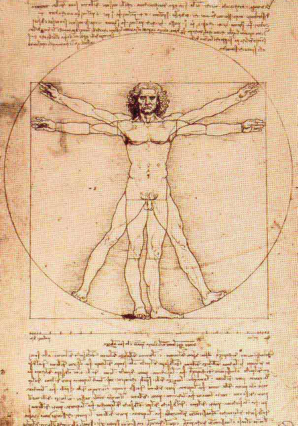 达.芬奇之《维特鲁威人》（Vitruvian Man）