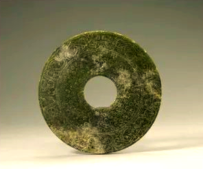 北京首都博物馆汉代，碧玉兽面纹璧讲解