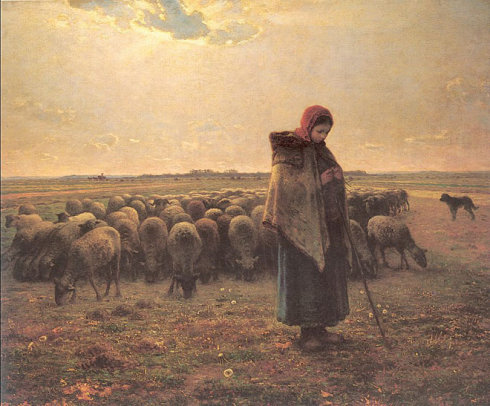米勒（Jean-Francois Millet）的3幅艺术作品欣赏