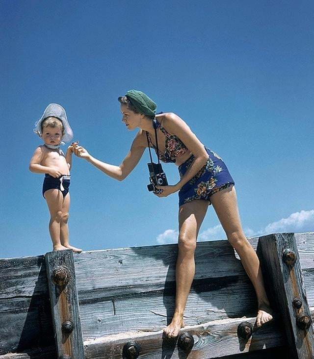 Kodachrome photo 1940's ​&