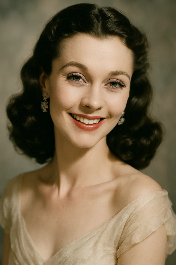 Vivian Leigh’s beauty is ethereal and ex
