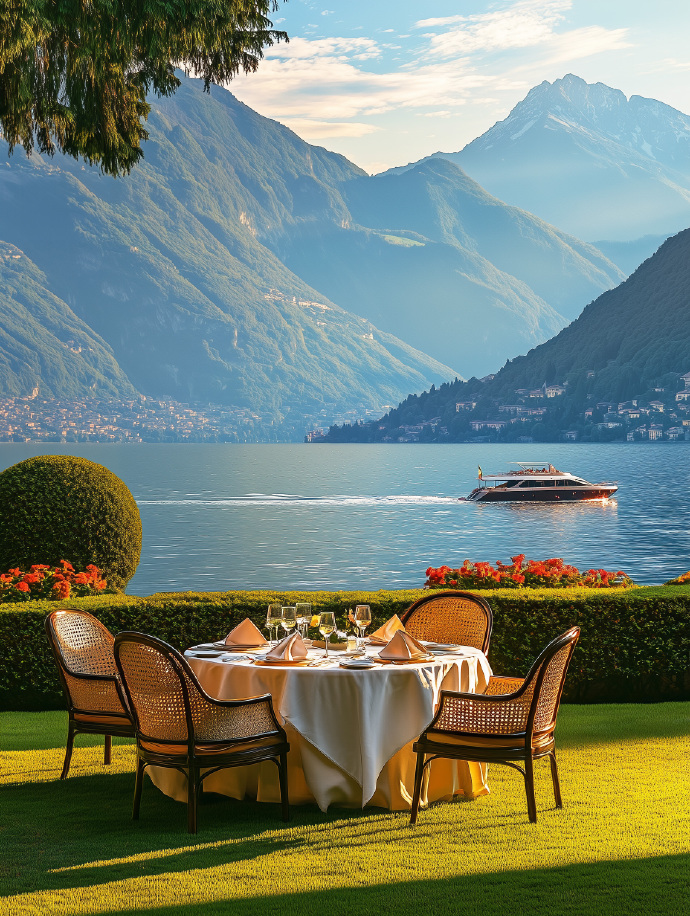 Lake Como, Italy意大利--科莫湖