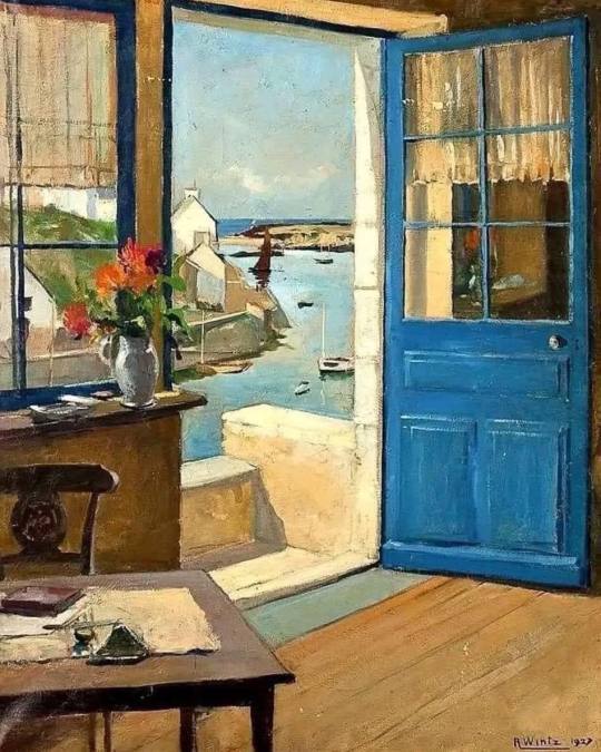 Raymond Wintz - The Blue Door, 1927. &am