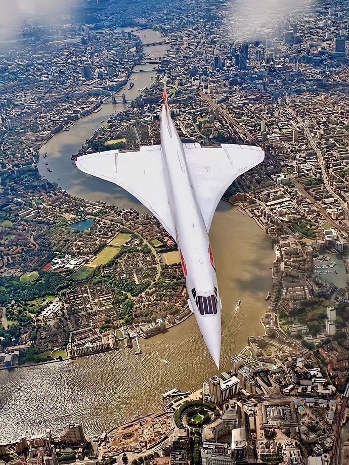 The Concorde was a turbo jet-powered, su