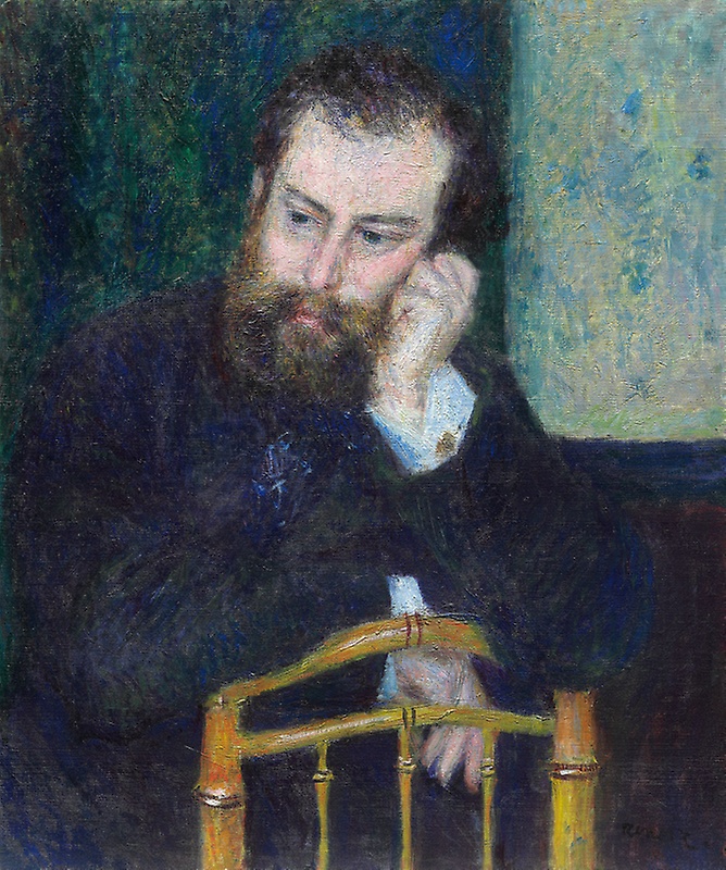 雷诺阿《阿尔弗莱德.西斯莱》（Alfred Sisley）