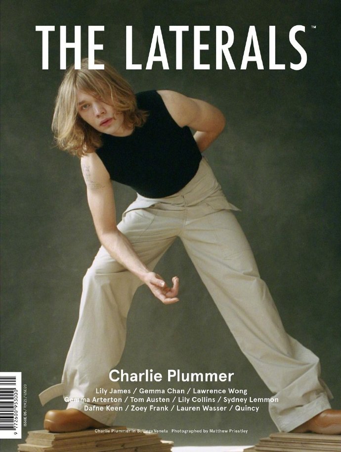 查理·普拉默《The Laterals》杂志冬季刊写真