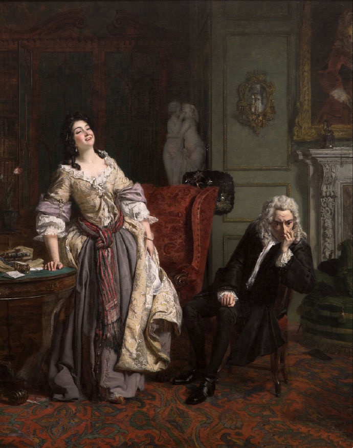 Pope Makes Love To Lady Mary Wortley Mon