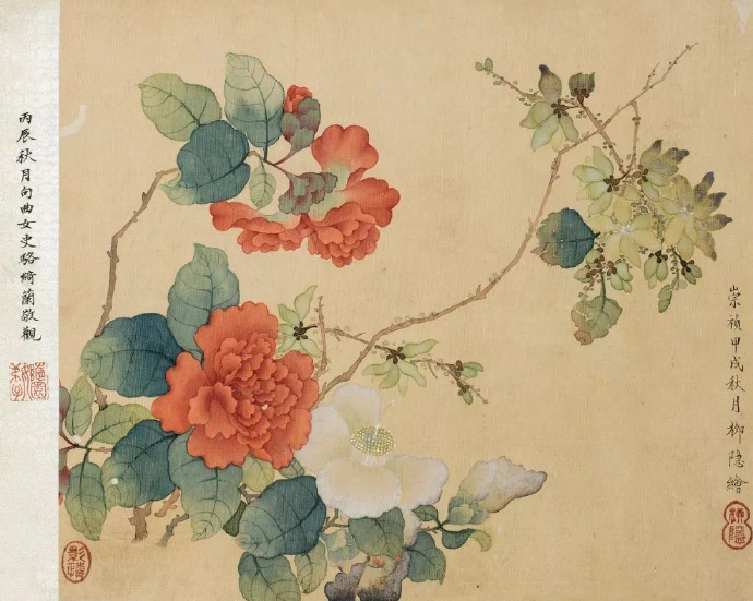 柳如是《花卉册页》