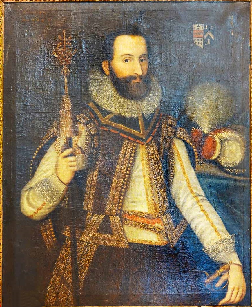 17 世纪英国画派的作品《Portrait of A Gentleman》（绅士