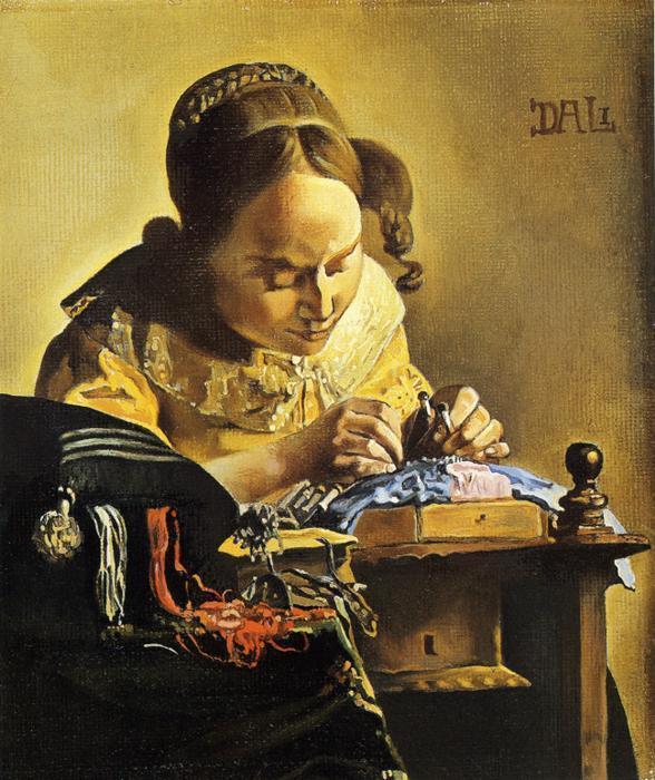 维米尔 《The Lacemaker》（花边女工）