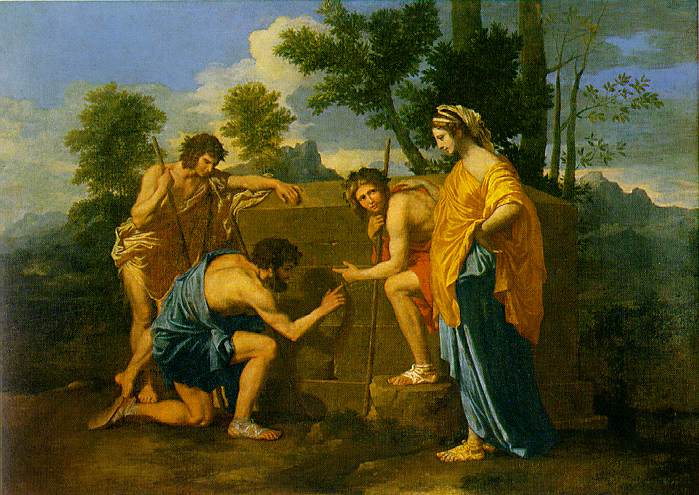 尼古拉·普桑《阿卡迪亚的牧人》