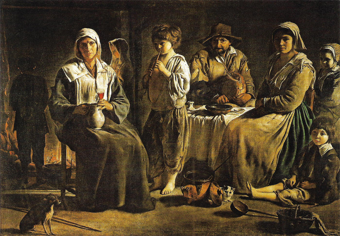 勒南兄弟《Peasant Family》(农民一家)