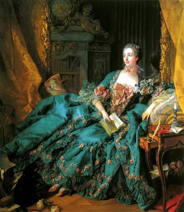 布歇 《Madame De Pompadour》（蓬巴杜夫人）