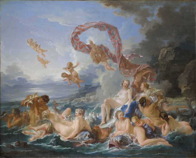 法国洛可可画家弗朗索瓦·布歇（Francois Boucher）经典油画作品