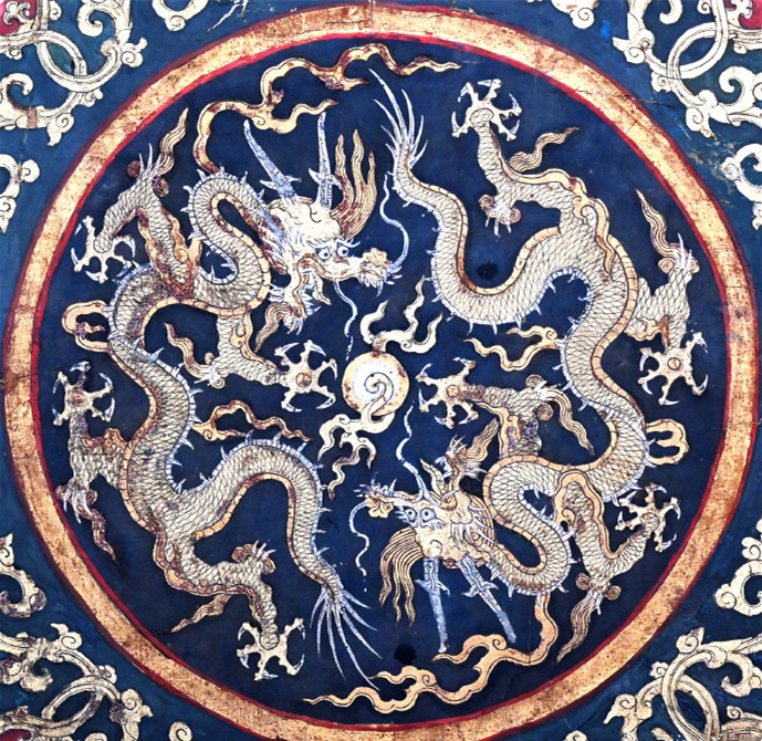  故宫永寿宫天花彩画