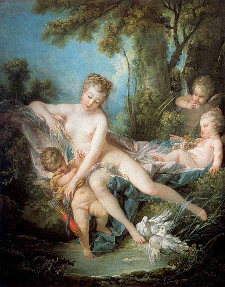 布歇《Venus Consoling Love》(维纳斯的爱慰)